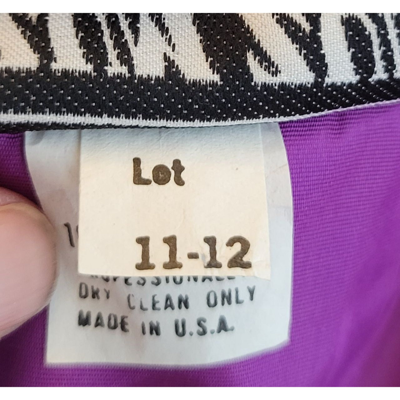 Vintage 1980's Crinkle Prom Dress, Puffy Sleeves, Mermaid ruffle