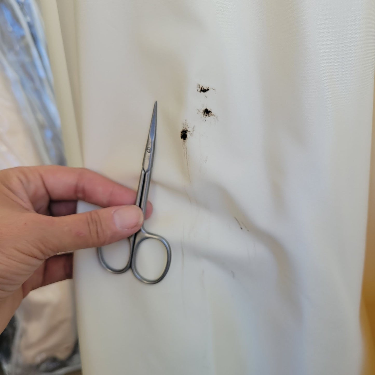 Fantastic Vintage Lace, Satin, Buttons, and puffy sleeves