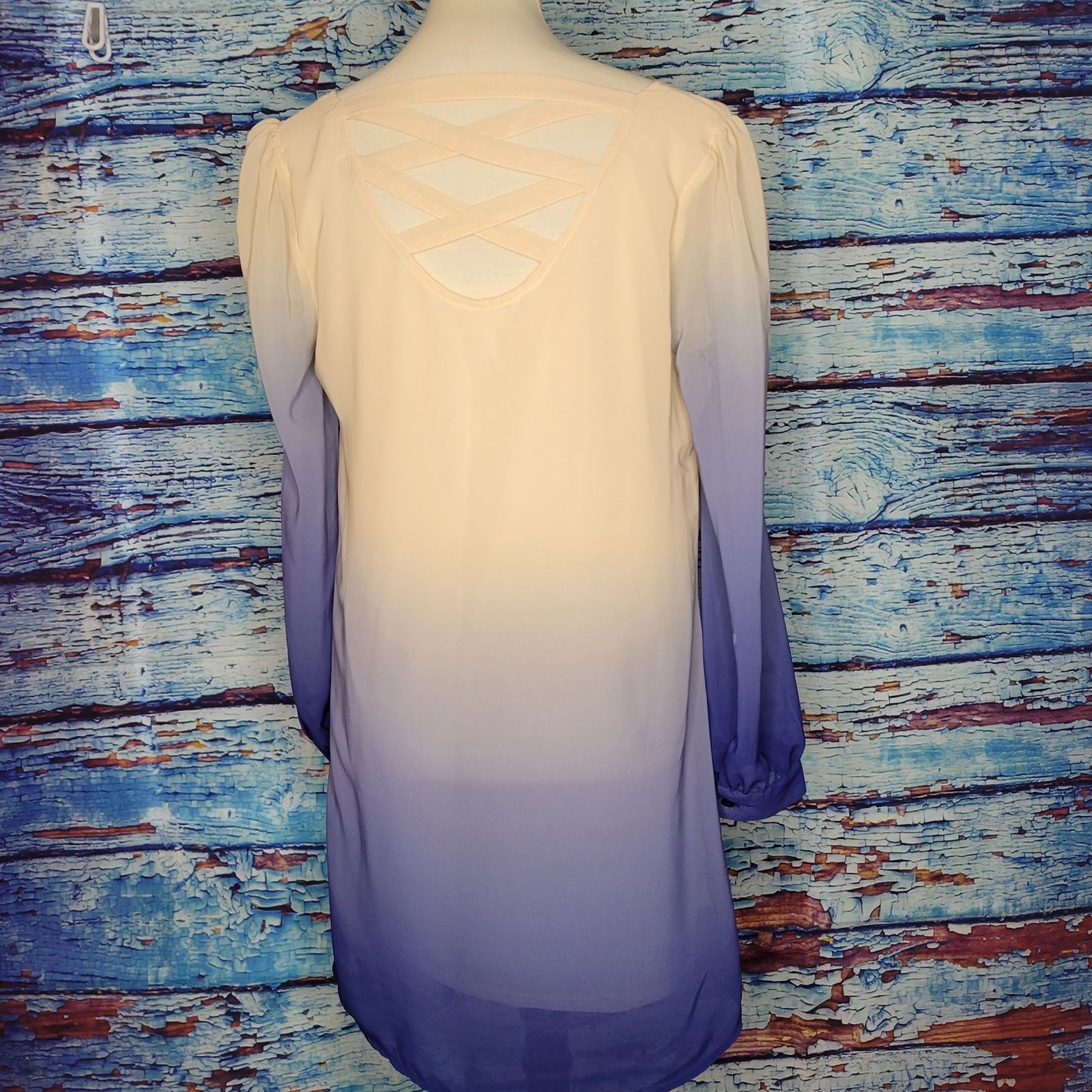 Blu Pepper Ombre Colored Summer Dress