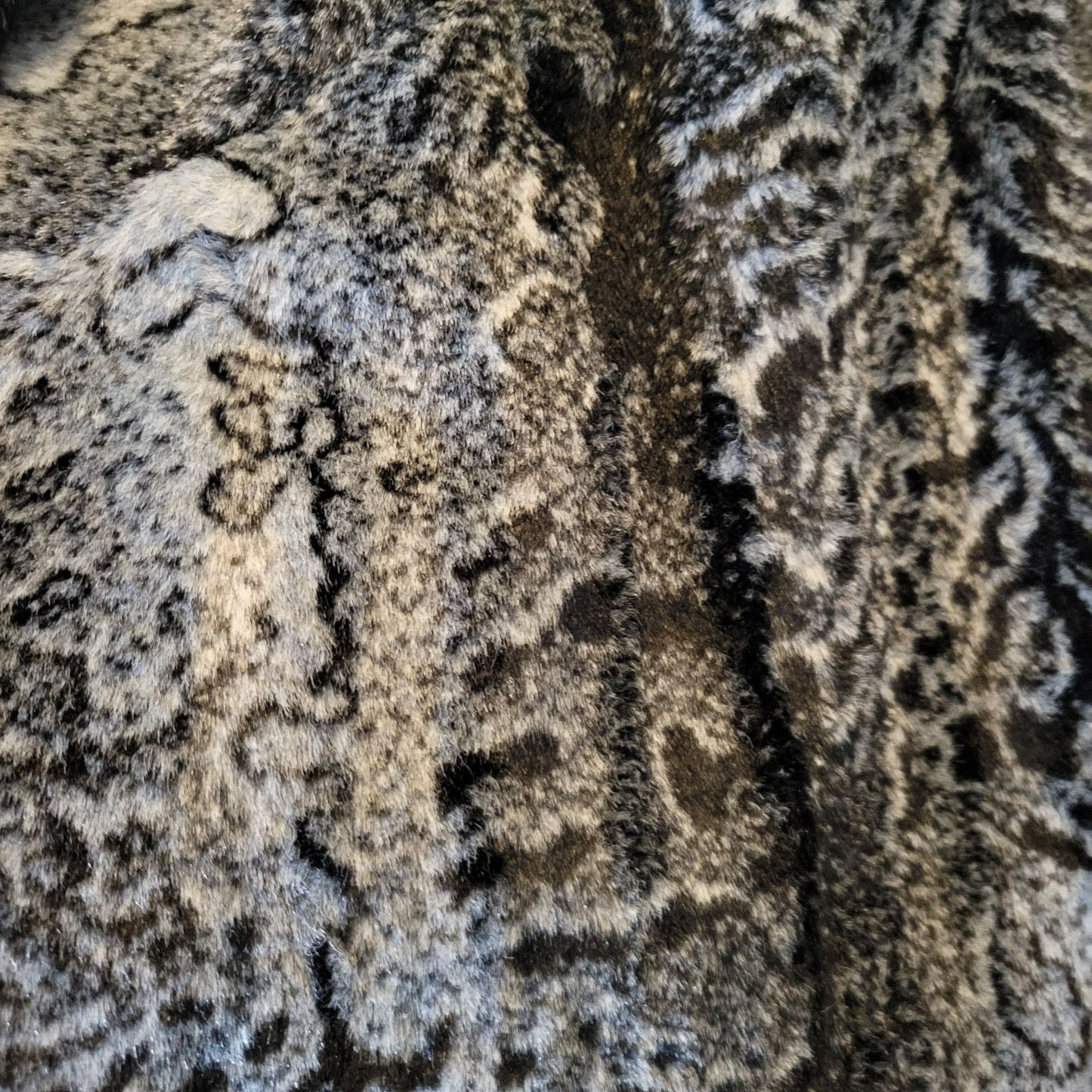 VTG Faux Fur Animal Print Winter Coat