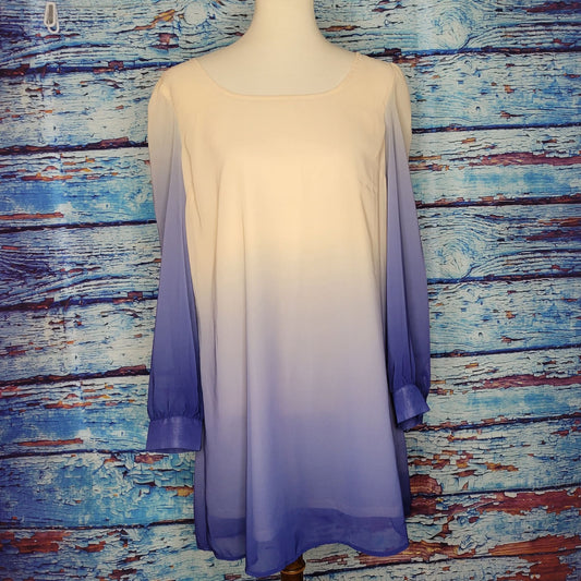 Blu Pepper Ombre Colored Summer Dress