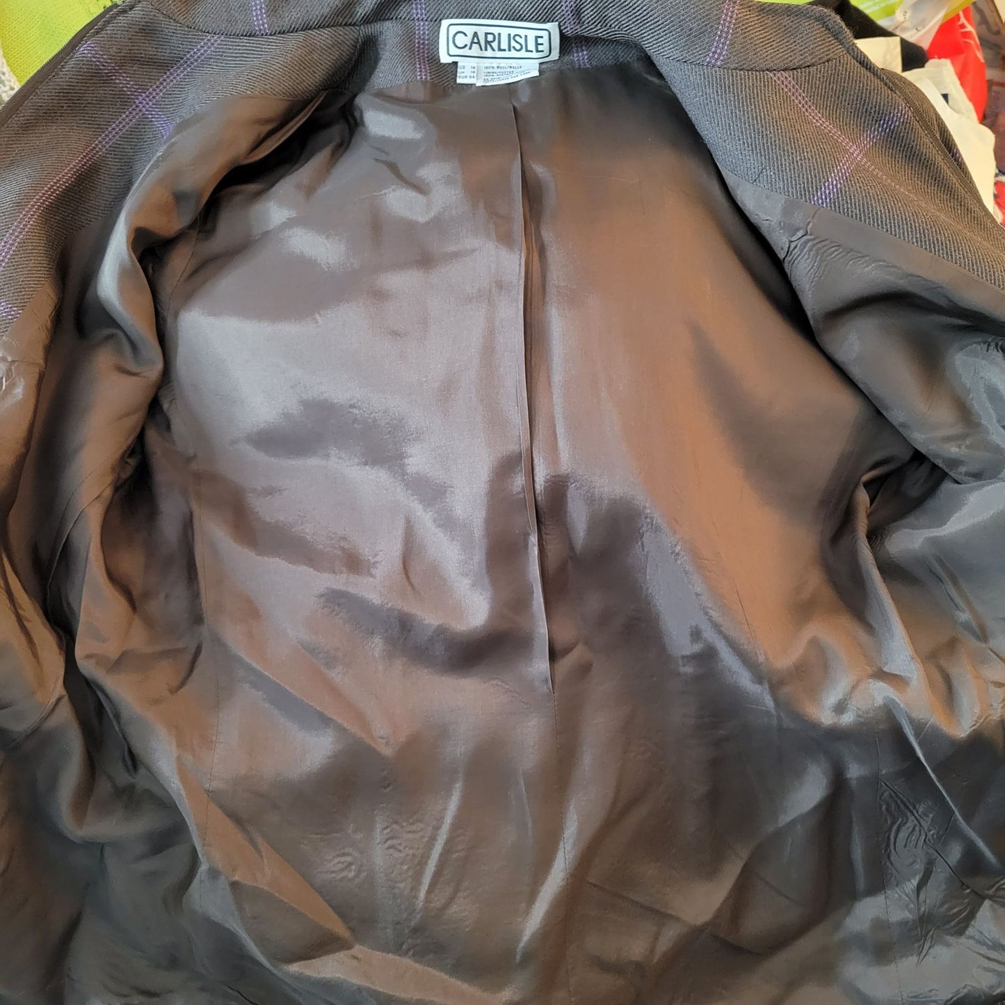 VTG Grey Carlisle Wool Blazer