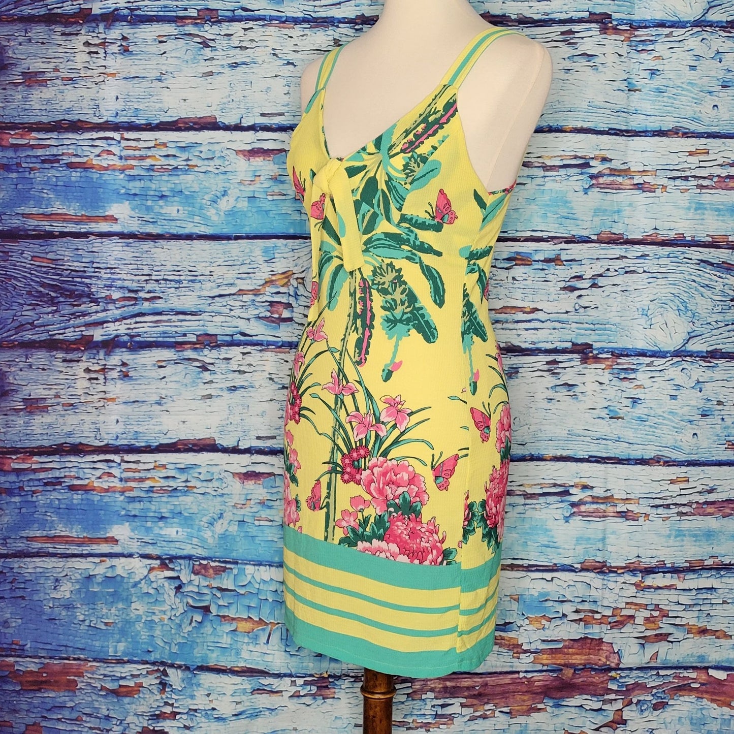 VTG Hawaiian Floral Pencil Dress