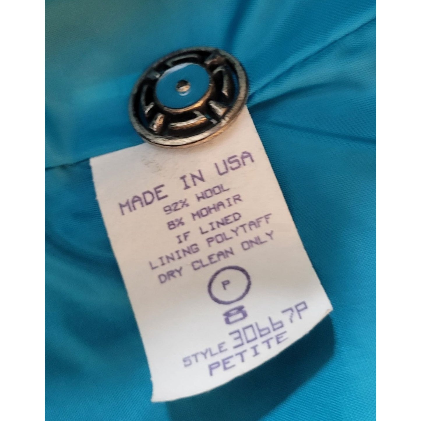 VTG Bleyle Wool & Mohair Blue Blazer