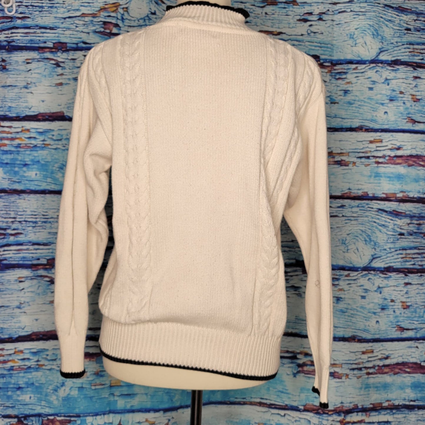 Vintage 80's 90's Handloomed & Embroidered Sweater by HKA Designs
