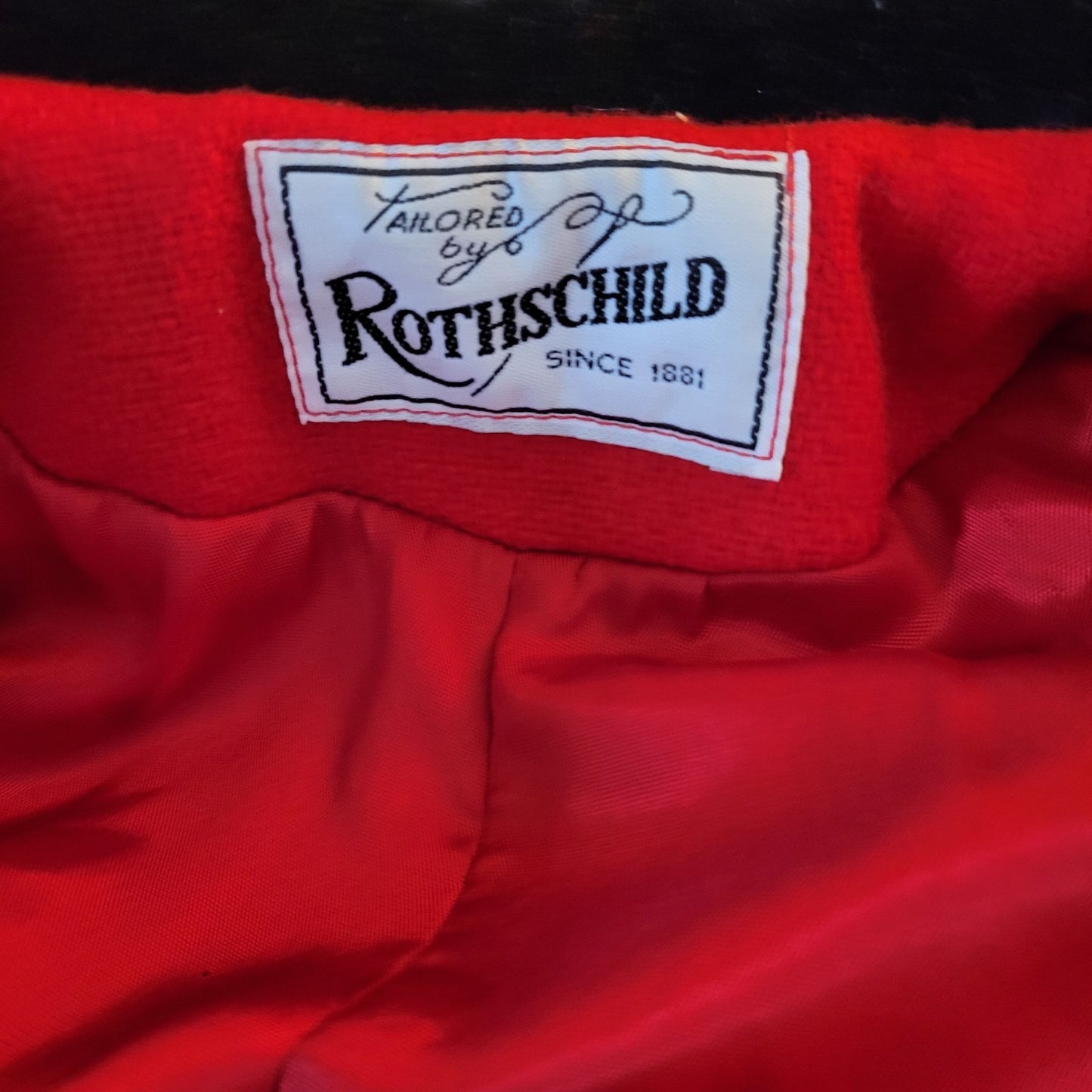 VTG Wool and Velvet Rothschild Winter Coat