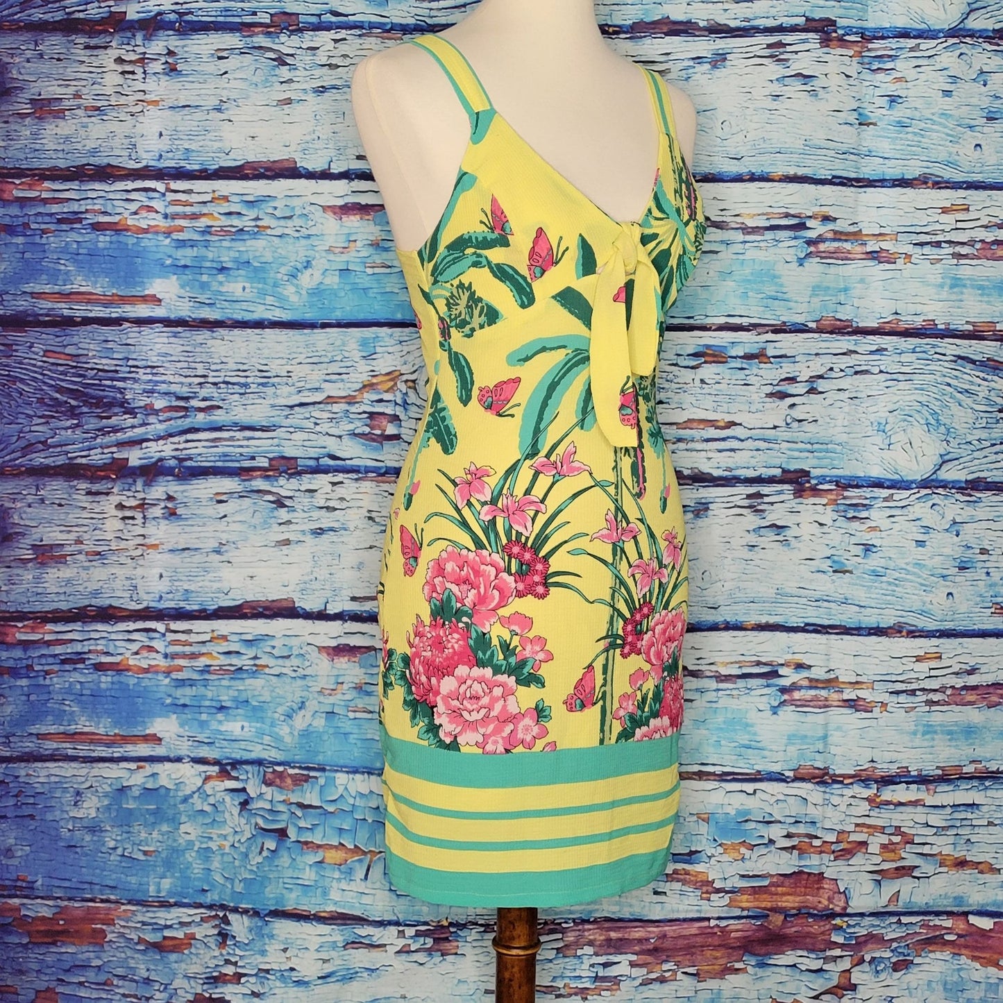 VTG Hawaiian Floral Pencil Dress