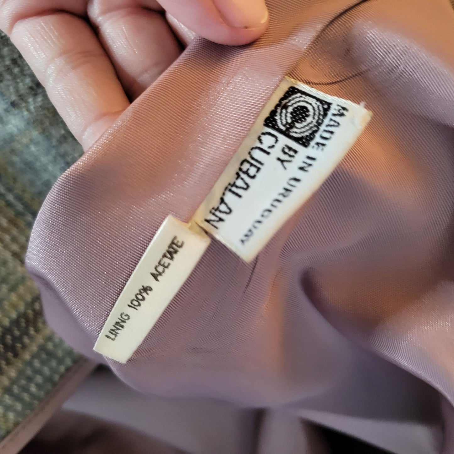 VTG Tan Tweed Coat w/ Removable Liner and Hood