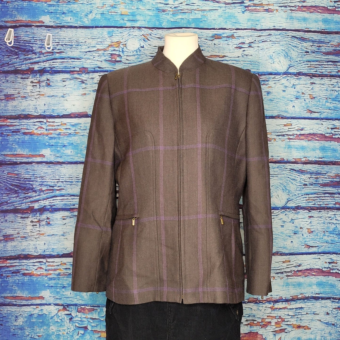 VTG Grey Carlisle Wool Blazer