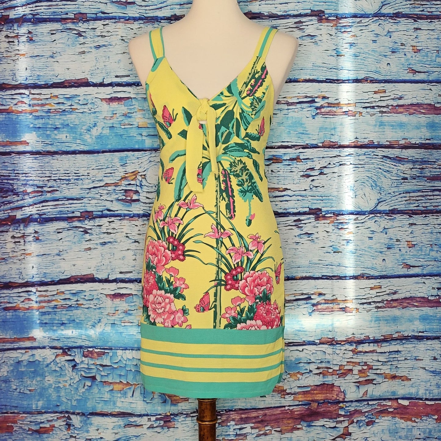 VTG Hawaiian Floral Pencil Dress