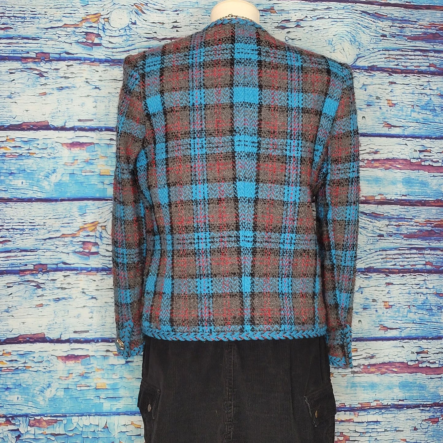 VTG Bleyle Wool & Mohair Blue Blazer