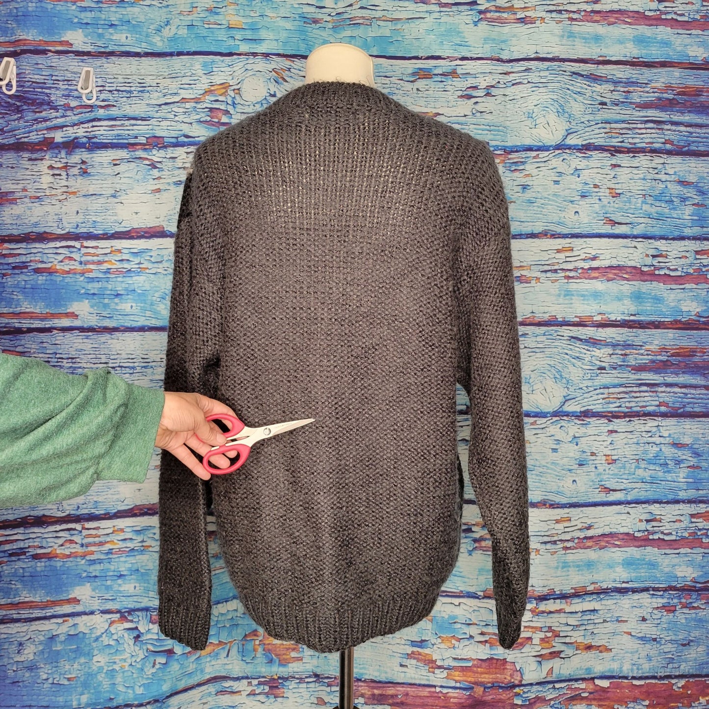 Vintage 80's 90's Grandpa Button Up Sweater Cardigan by Street Scenes
