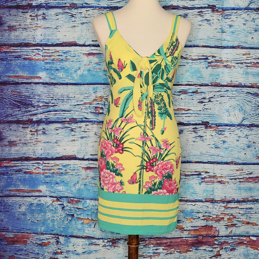 VTG Hawaiian Floral Pencil Dress