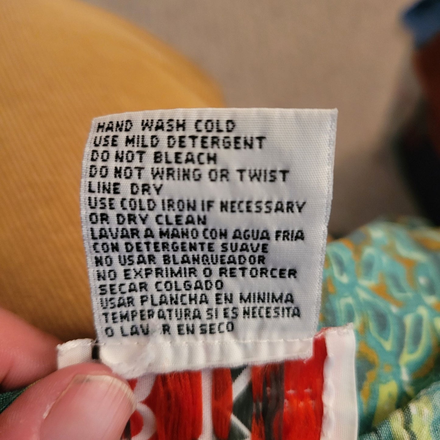 VTG Green Foliage Print Maxi Dress