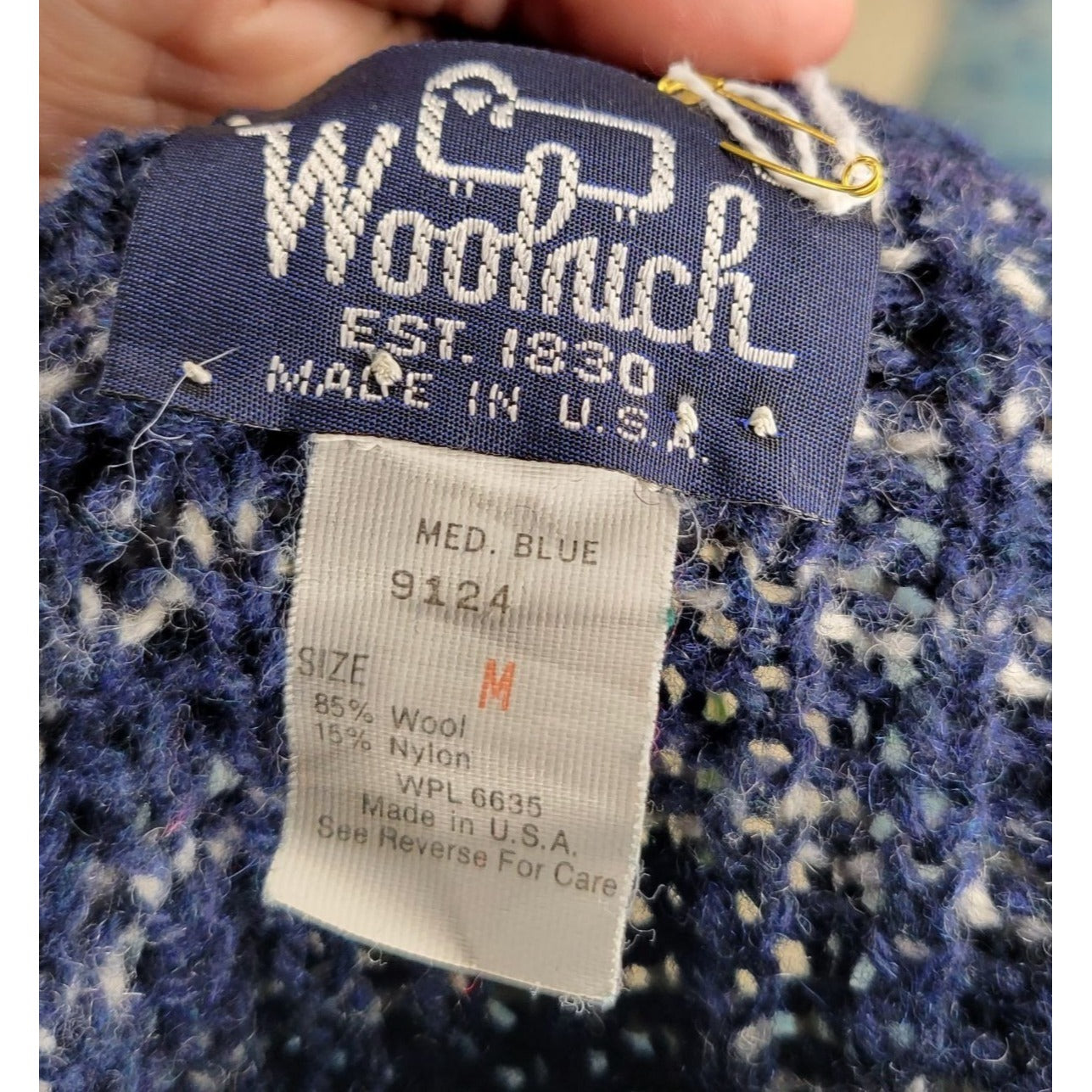 Vintage Woolrich Crew Neck Pullover Wool Sweater