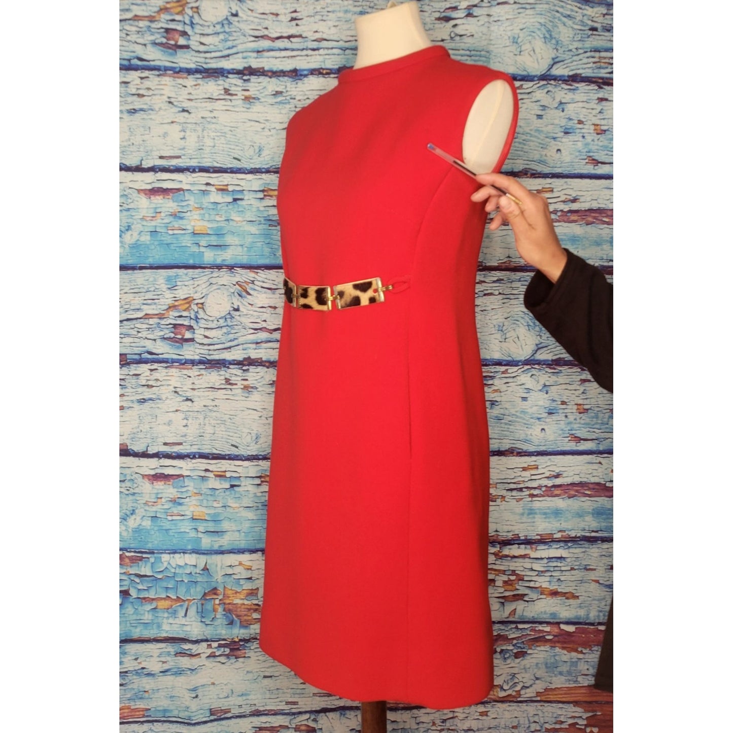 50s/60s Milady Shop Red Dress Suit.