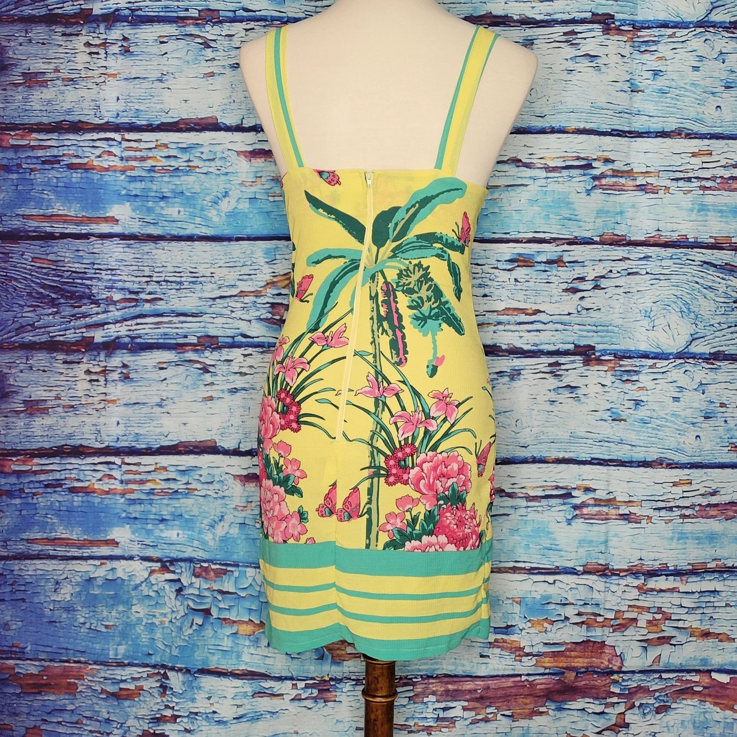 VTG Hawaiian Floral Pencil Dress