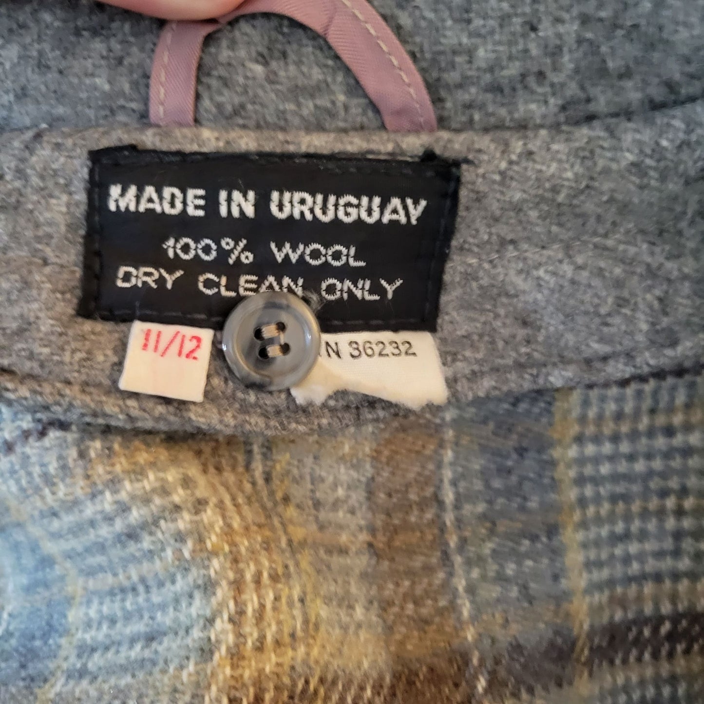 VTG Tan Tweed Coat w/ Removable Liner and Hood