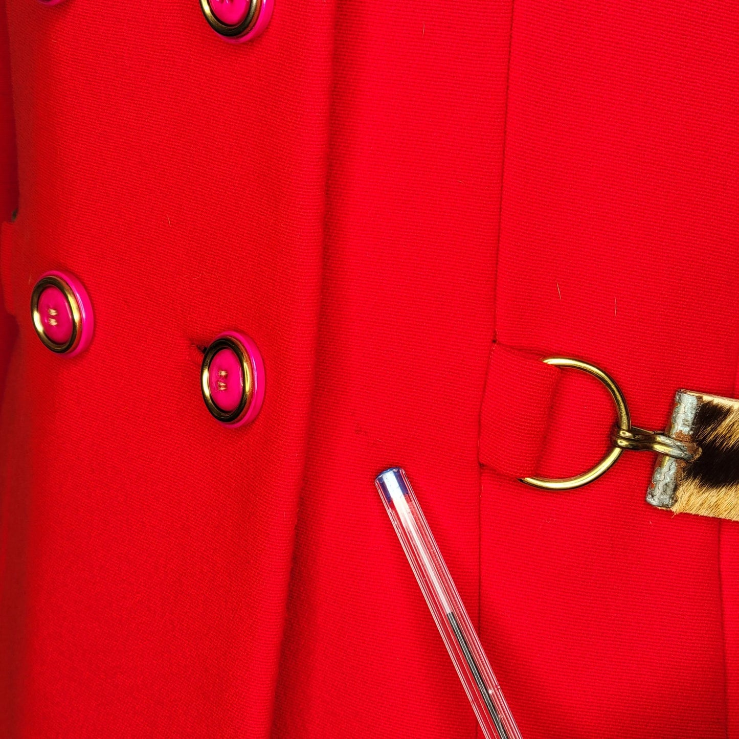 50s/60s Milady Shop Red Dress Suit.