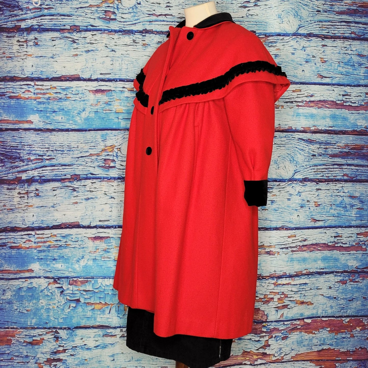 VTG Wool and Velvet Rothschild Winter Coat