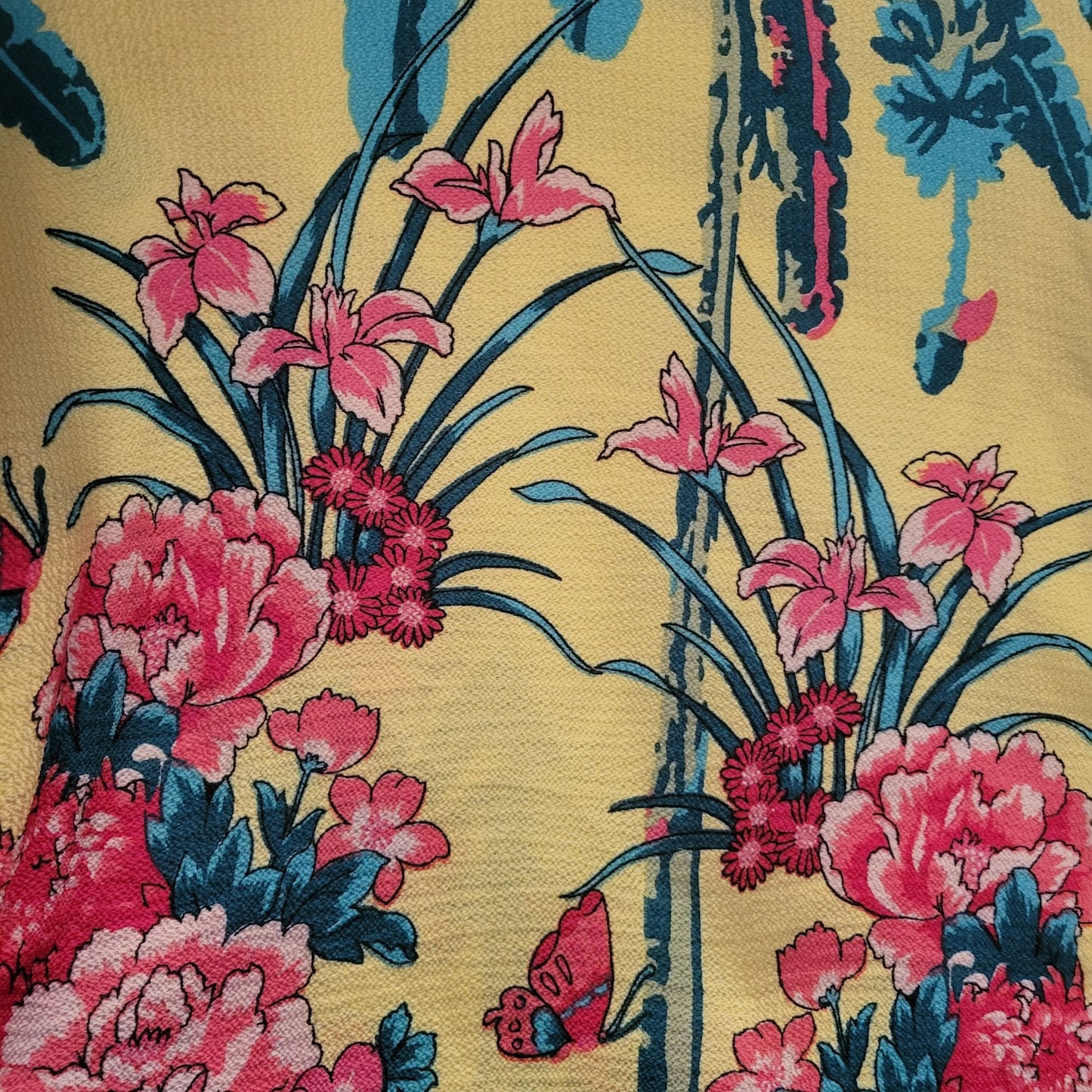 VTG Hawaiian Floral Pencil Dress